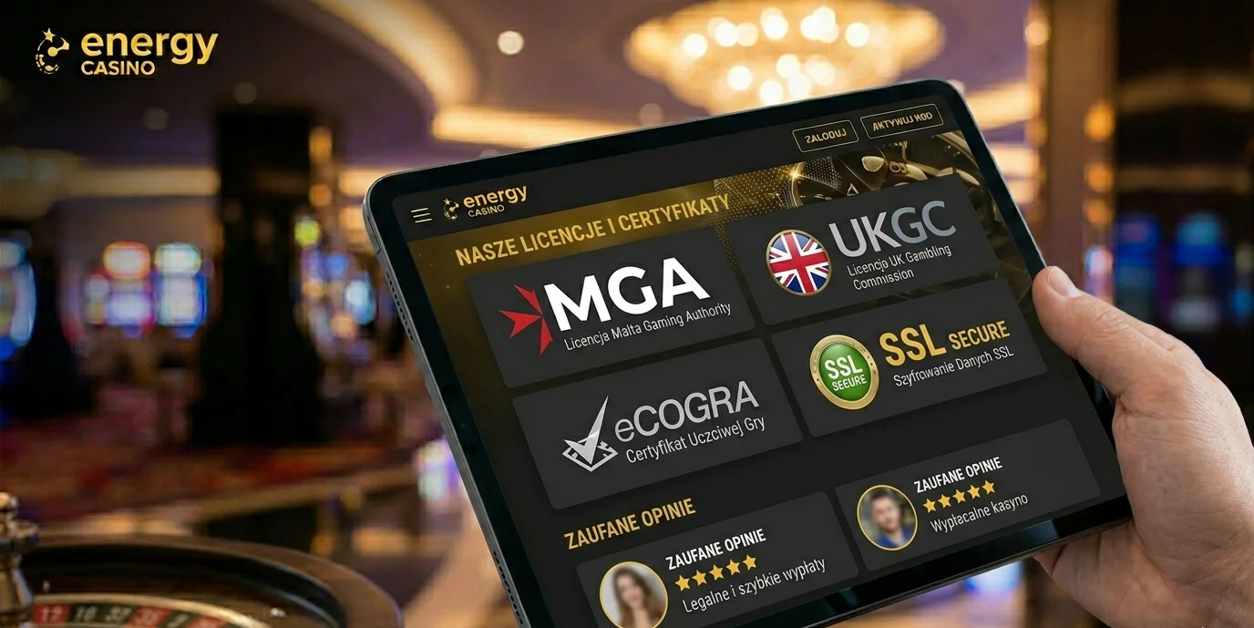 Licencja Malta Gaming Authority Energy Casino i certyfikaty bezpieczeństwa